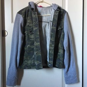 gray & camo jacket